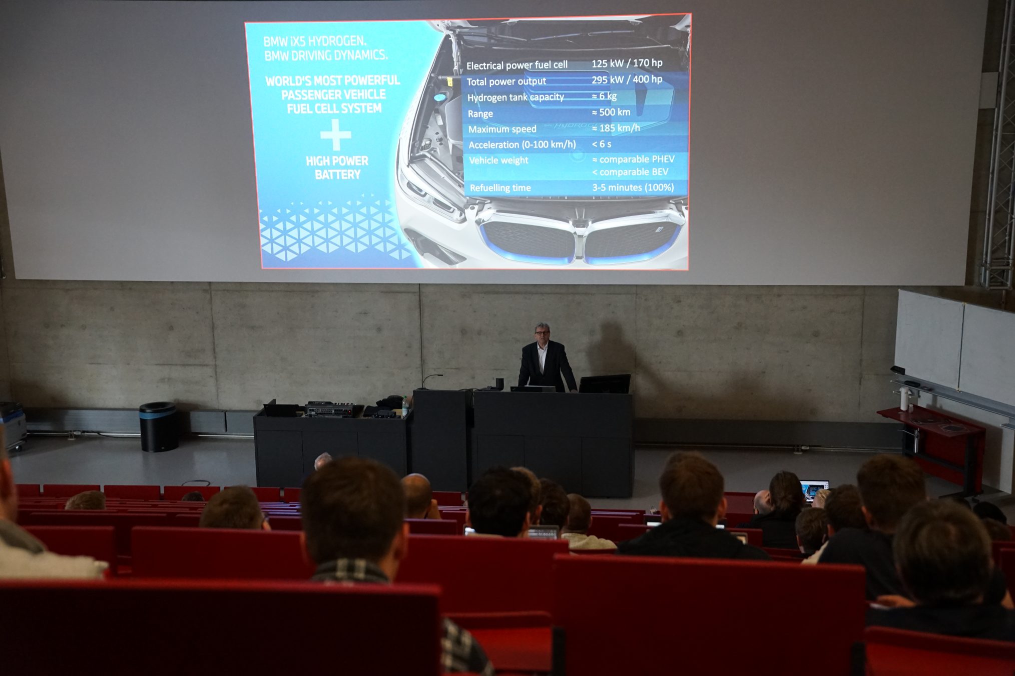 “Woche des Wasserstoff”: Presentation on the BMW fuel cell propulsion system, Aachen