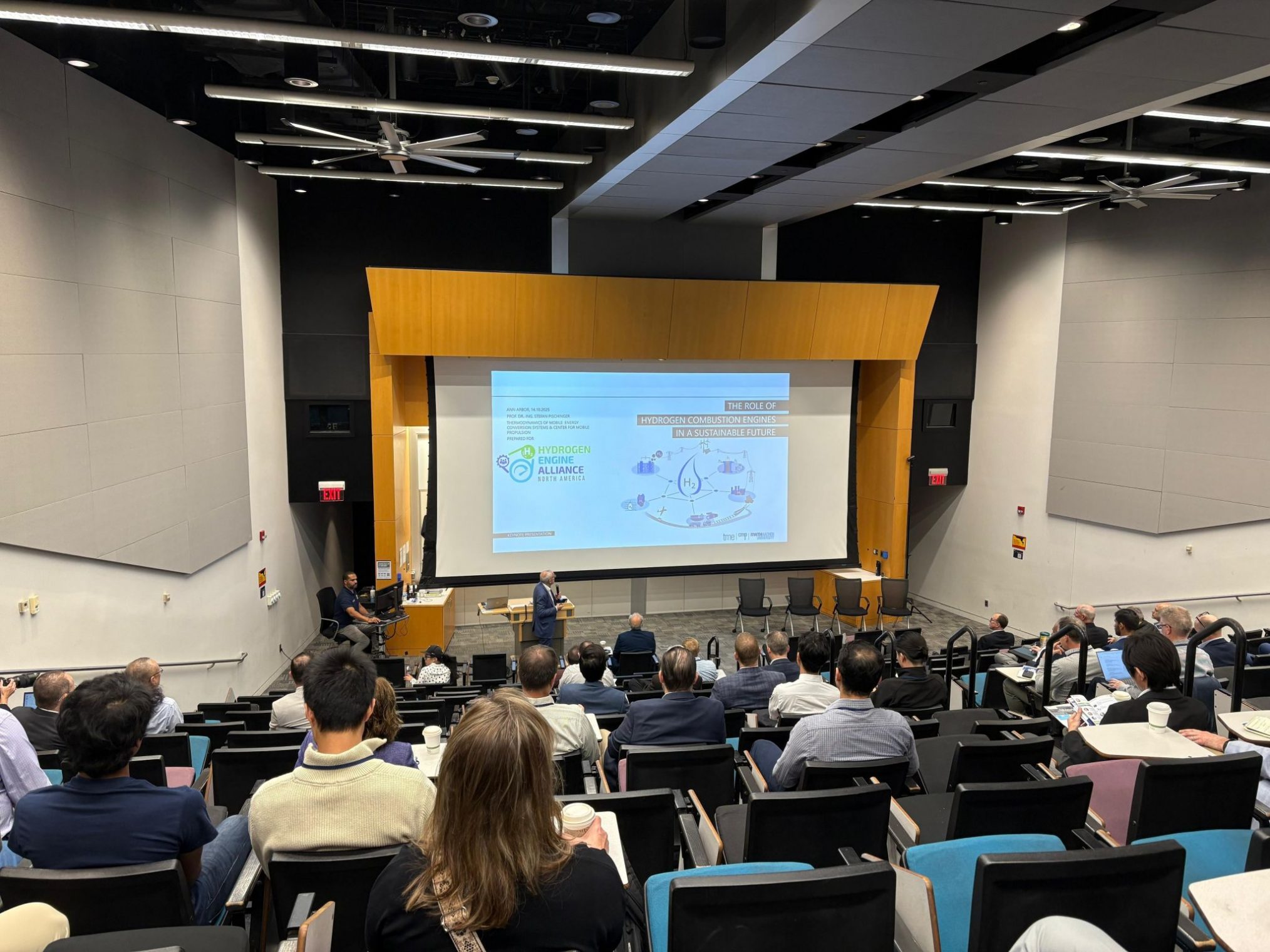 Opening Keynote by Stefan Pischinger, Hydrogen Engine Alliance North America Conference, Ann Arbor (Michigan)