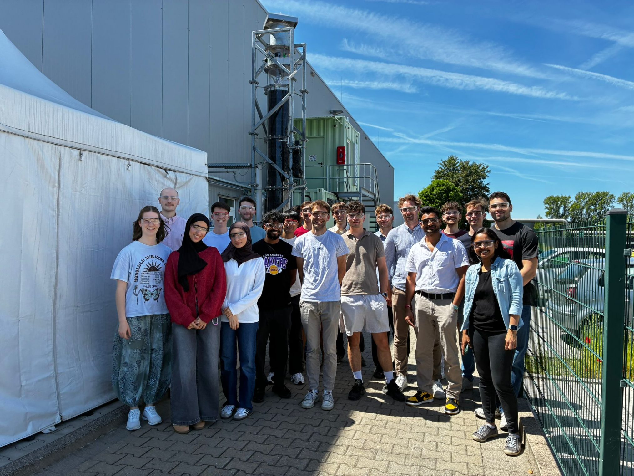 Student fiel trip to Greenlyte, Essen