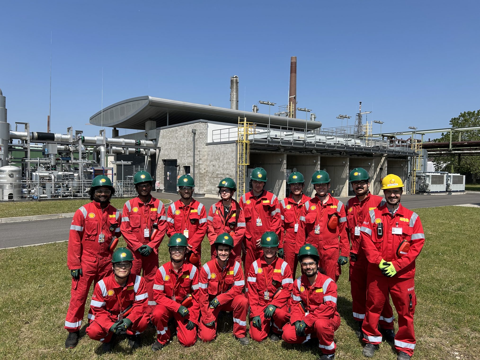 Student field trip to Shell, Wesseling